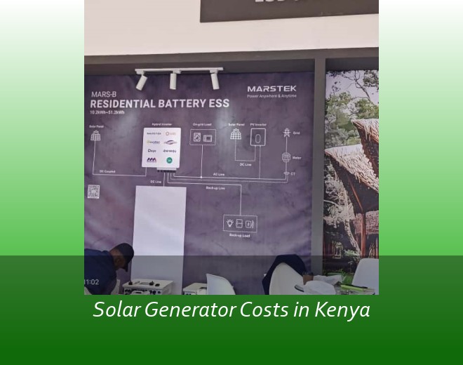 Solar Generator Costs in Kenya